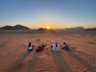 Wadi Rum (2) hour jeep morning tour or sunset tour