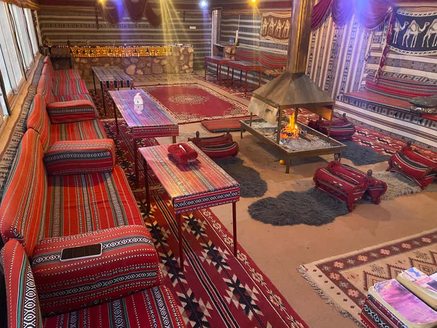Wadi Rum: Bedouin Camp Stay,Full-Day Desert Tour with 3Meals - The private Bedouin tent and nighttime comfort
