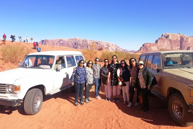 Wadi Rum Day Tour from Petra ending in Aqaba - From Petra’s hotel lobby to the desert