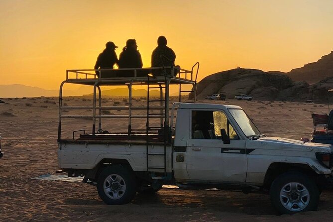 Wadi Rum Full Day Jeep Tour + Overnight & Dinner in Bedouin Camp - Starting in Wadi Rum Village at 10:00