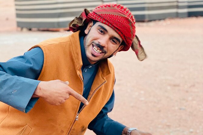 Wadi Rum Full Day Jeep Tour + Overnight & Dinner in Bedouin Camp - Red Sand Dune, Little Bridge, and Umm Fruth