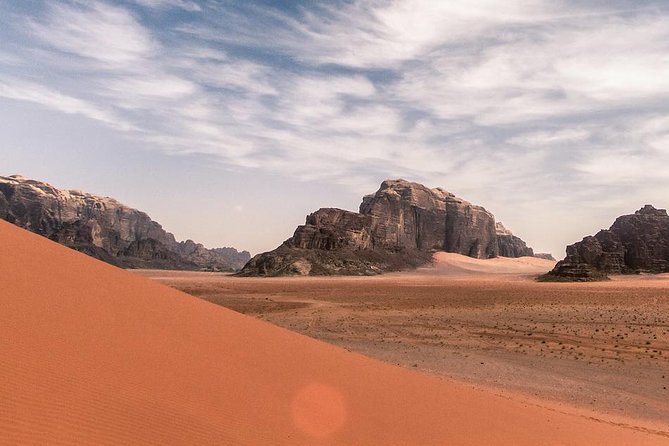 Wadi Rum: Full Day Valley Tour with Lunch - Red Sand Dune, where the desert changes color