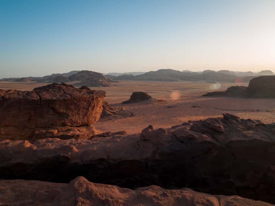 Wadi Rum: Guided Jeep Tour With Overnight Stay and Meals - Lawrence’s Spring and the first desert stops