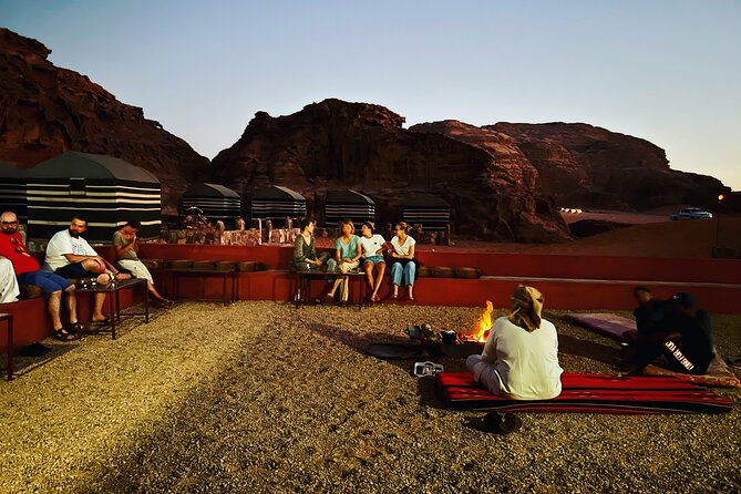 Wadi Rum Jeep Tour & Camp; Overnight - Bedouin dinner cooked under the ground