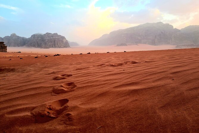Wadi Rum Jeep Tour with Cave Camping, Save 30% - Starting at Wadi Rum Village at 11:00