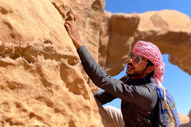 Wadi Rum Mountain Hike & Climb: Burdah, with a bridge at the top! + tour & Lunch - Umm Fruth Bridge adds a lighter climbing stop