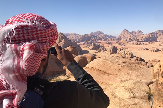 Wadi Rum Mountain Hike & Climb: Burdah, with a bridge at the top! + tour & Lunch - The Burdah climb: a serious walk with a fine reward