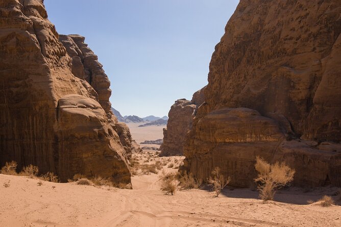 Wadi Rum: Mountain Hike with Lunch & Scenic Valley Tour - Picnic lunch in the shade