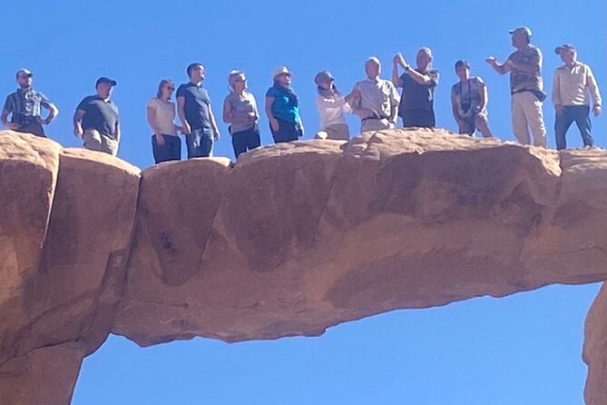 Wadi Rum overnight jeeptour - 1 Day/ 1 Night - Lawrence’s Spring and the first desert views